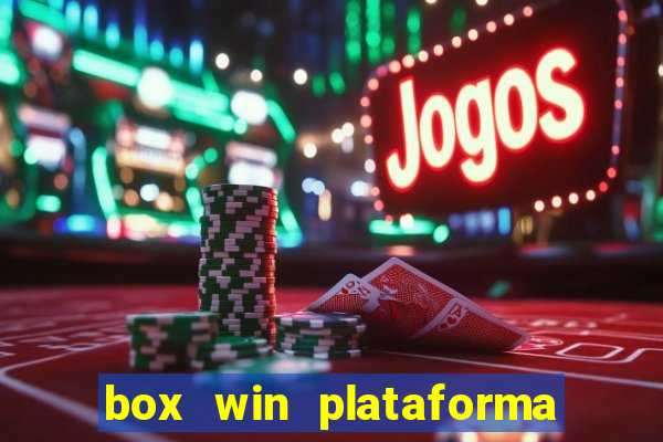 box win plataforma de jogos